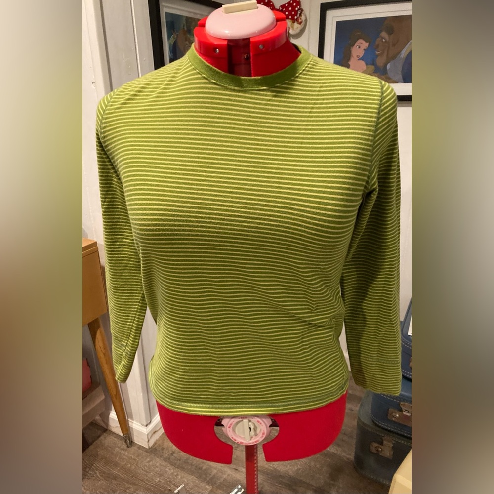 Vintage Striped Long Sleeve Shirt